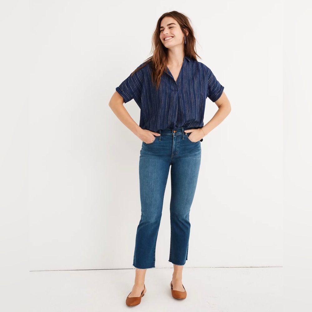 Madewell Cali Demi Bootcut Raw Hem